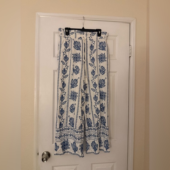 House of Harlow 1960 Pants - House of Harlow 1960 linen paisley pants